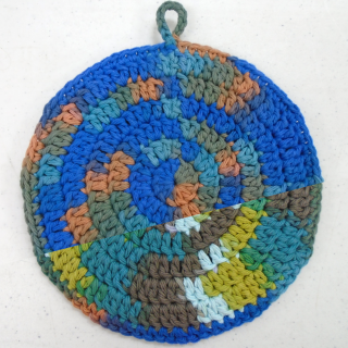 Blue Potholder