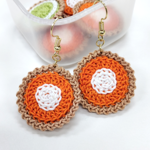 Pumpkin Pie Earrings Glamour Shot